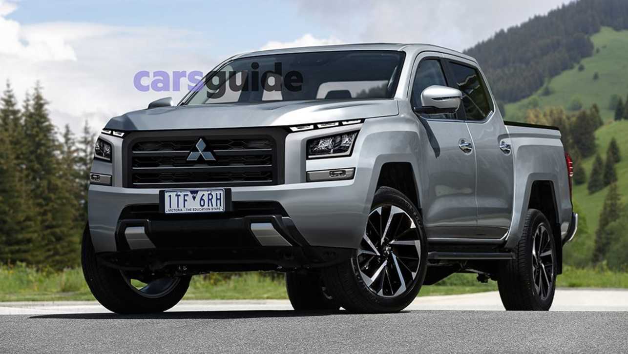 The new Mitsubishi Triton will be offered with a electric powertrain. (Image: Thanos Pappas)